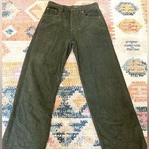Motel Rocks Olive Corduroy Pants